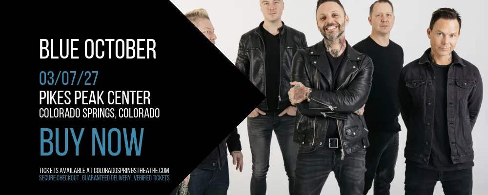 Blue October at Pikes Peak Center